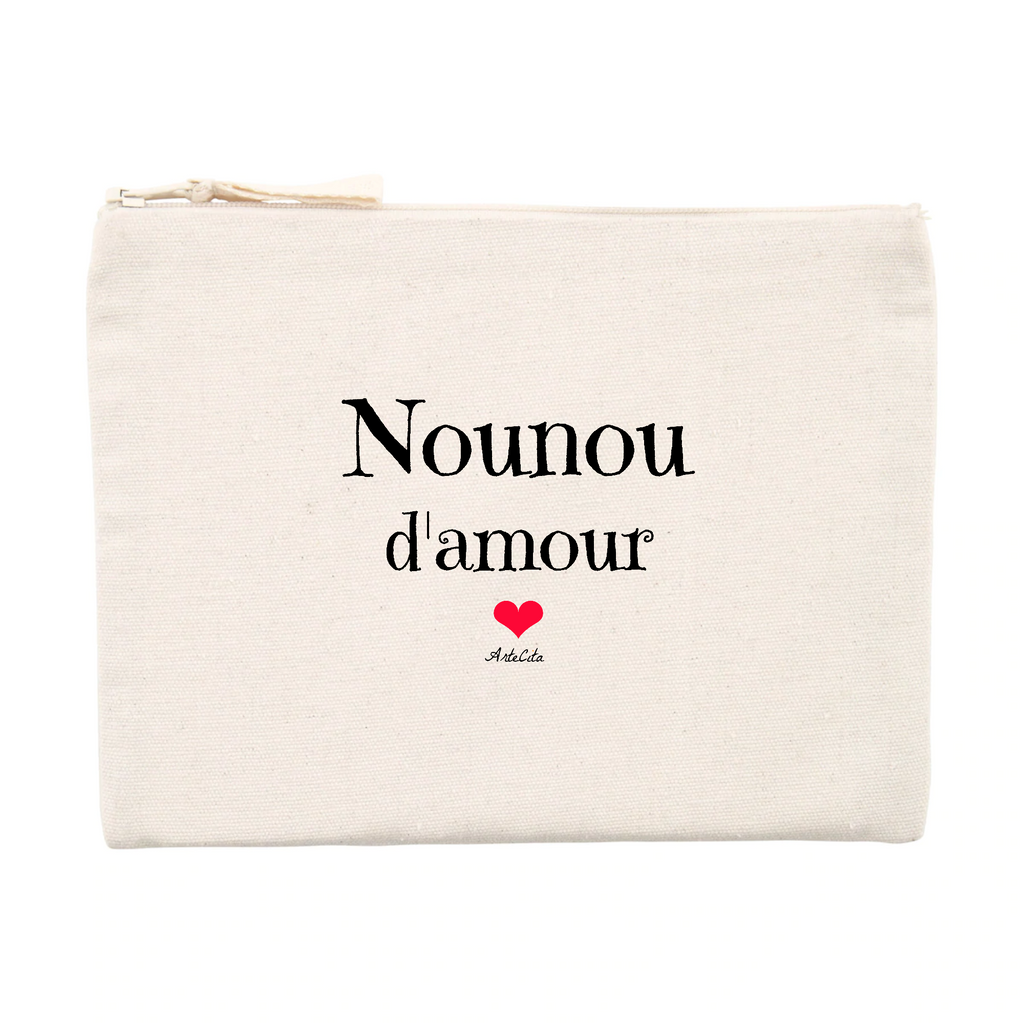 Pochette - Merci Nounou - Matières recyclées - Cadeau Durable