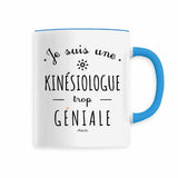 Mug - Une Kinésiologue trop Géniale - 6 Coloris - Cadeau Original - Cadeau Personnalisable - Cadeaux-Positifs.com -Bleu-