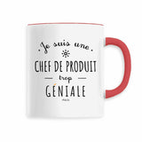 Mug - Une Chef de Produit trop Géniale - 6 Coloris - Cadeau Original - Cadeau Personnalisable - Cadeaux-Positifs.com -Rouge-