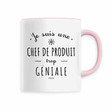 Mug - Une Chef de Produit trop Géniale - 6 Coloris - Cadeau Original - Cadeau Personnalisable - Cadeaux-Positifs.com -Rose-